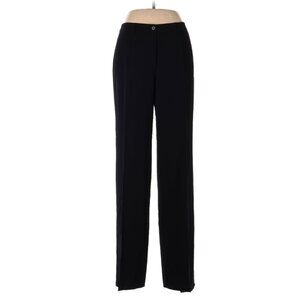 Giorgio Armini 100% Laine (wool) Black Wool Pants, Size 44 (IT)